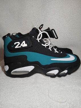Nike Air Griffey Max 1 Black Teal White 24. Size 9.5